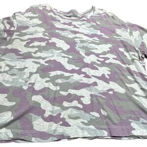 Calvin Klein Jeans Purple and Gray Crop Top